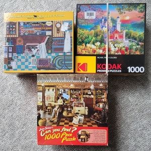 3 1000pc Puzzles
